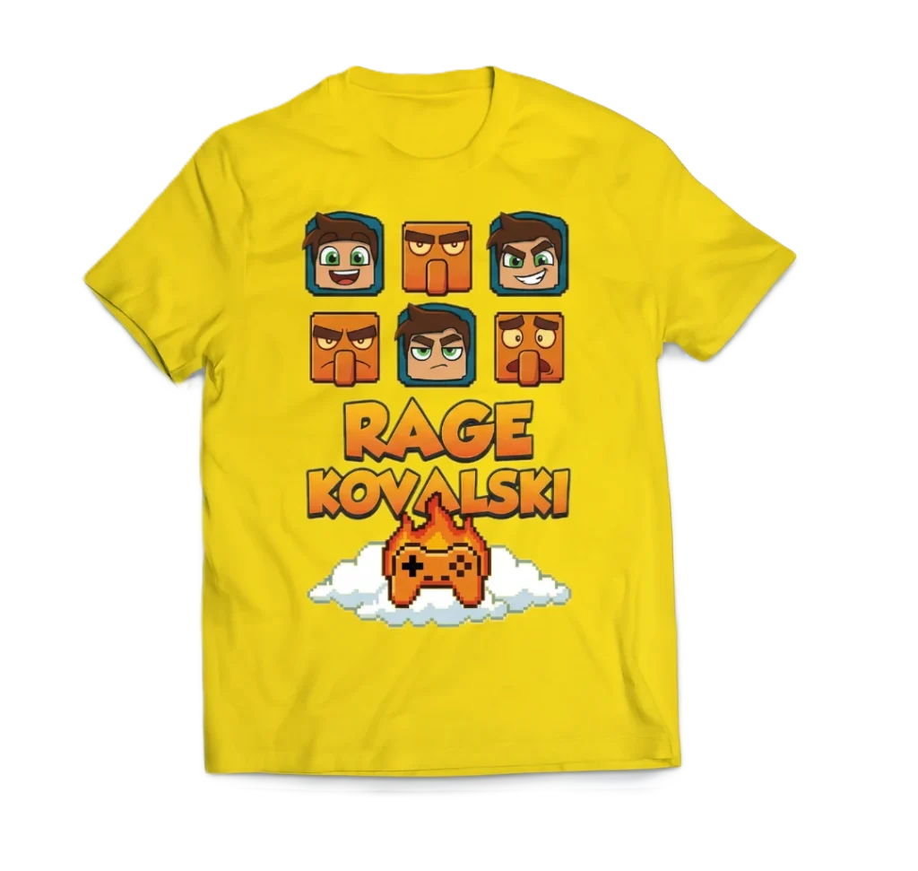 Žuta Prolećna Rage i Kovalski Majica